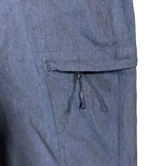 Architect ActiveFlex Men's Size 34 Zip Cargo Shorts Heather Gray GUC - Picture 2 of 12